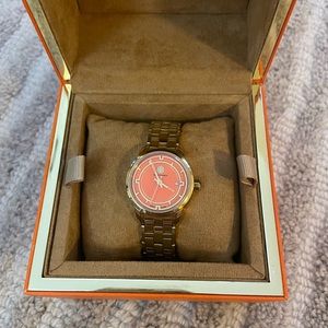 Gold and Orange Tory Burch Watch